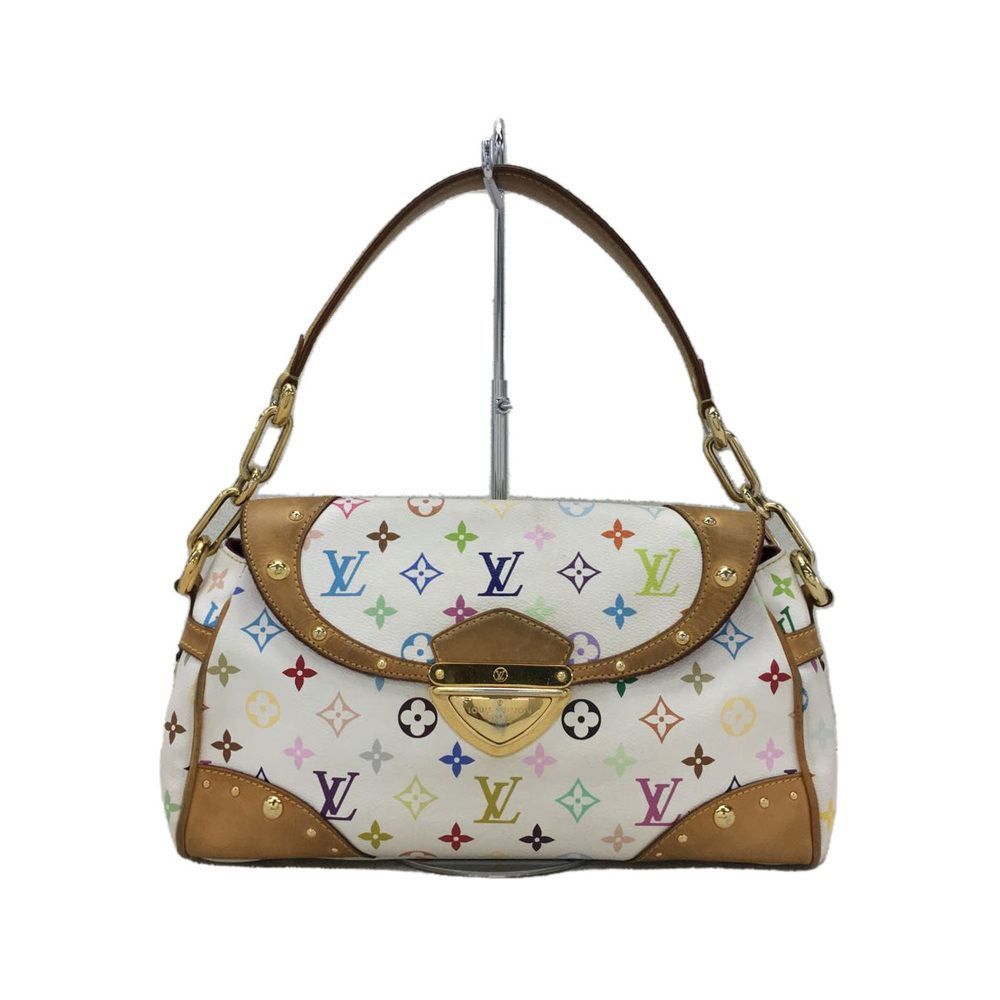 Louis Vuitton Beverly MM Monogram Multicolor Shoulder Bag White